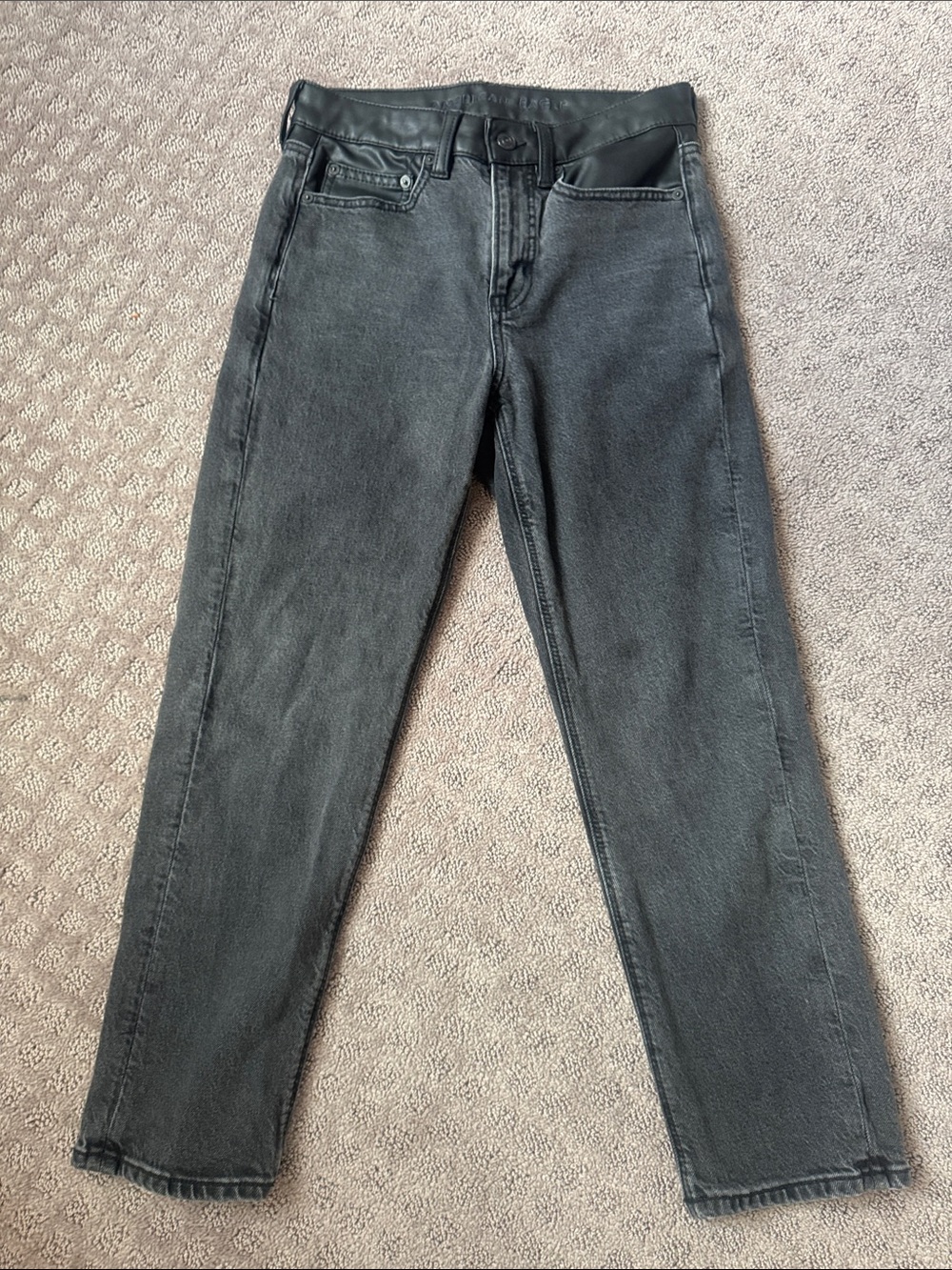 American Eagle Outfitters Black Washed Skinny Jeans